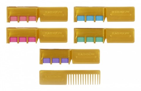 Lalka rainbow high hair chalk style meline