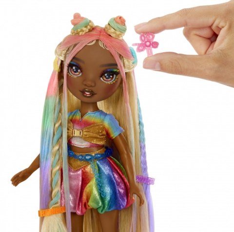 Lalka rainbow high hair chalk style meline