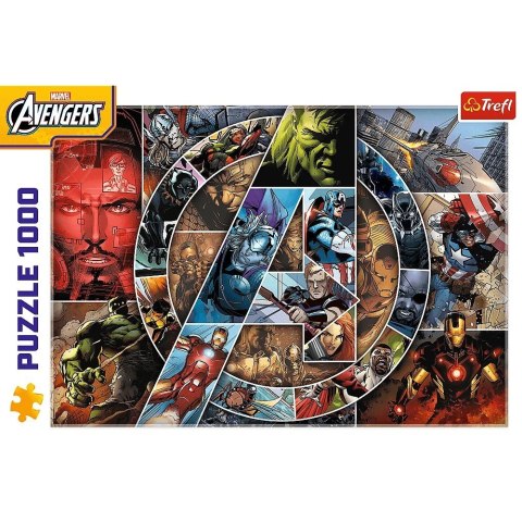 Puzzle 1000 elementów avengers bohaterowie