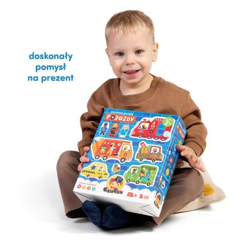 Układanka pierwsze puzzle - pojazdy