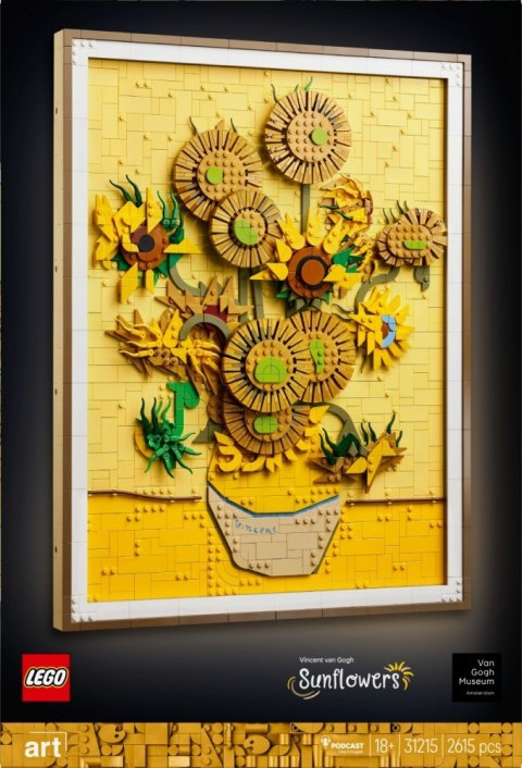 Klocki art 31215 słoneczniki vincent van gogh