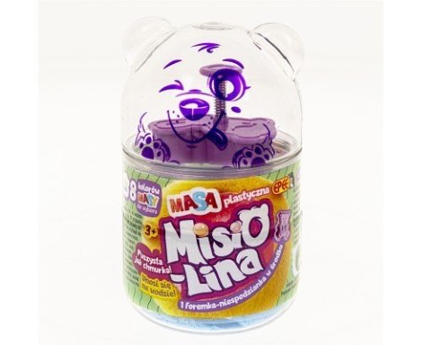 Masa plastyczna misiolina 60g 1 foremka błękitna