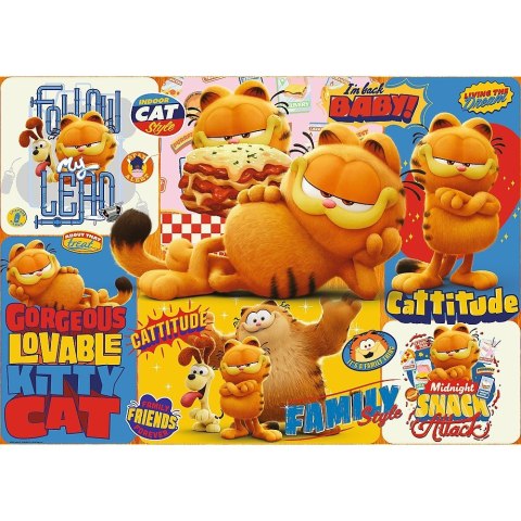 Puzzle 1000 elementów garfield przygody
