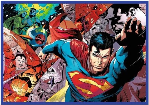 Puzzle 4x250 elementów superman odwaga