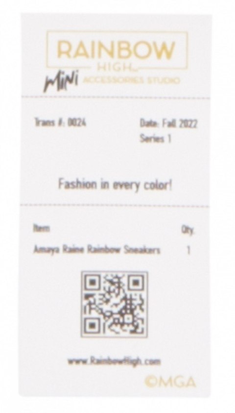 Akcesoria rainbow high buty asortyment 1 sztuka