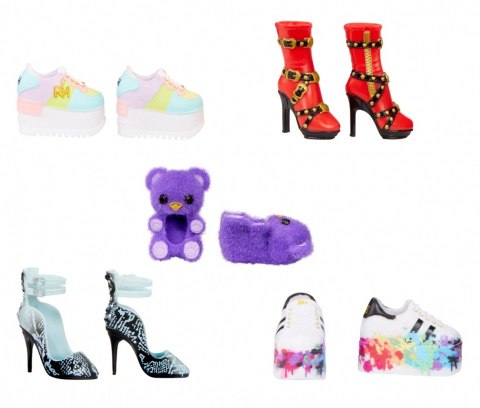 Akcesoria rainbow high buty asortyment 1 sztuka