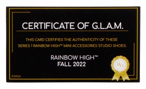 Akcesoria rainbow high buty display 27 sztuk