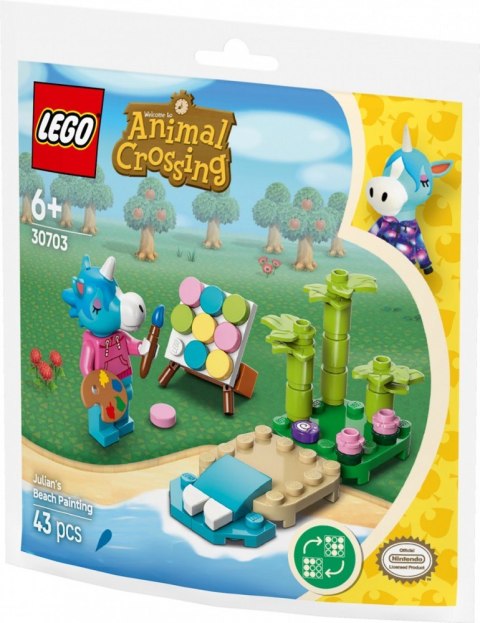 Klocki animal crossing 30703 julian i plażowy obraz