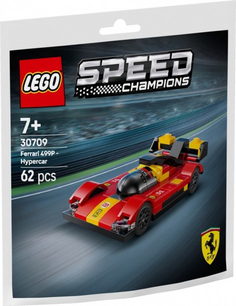 Klocki speed champions 30709 ferrari 499p - hipersamochód