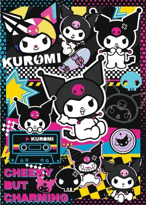 Puzzle 1000 elementów kuromi w świecie hello kitty