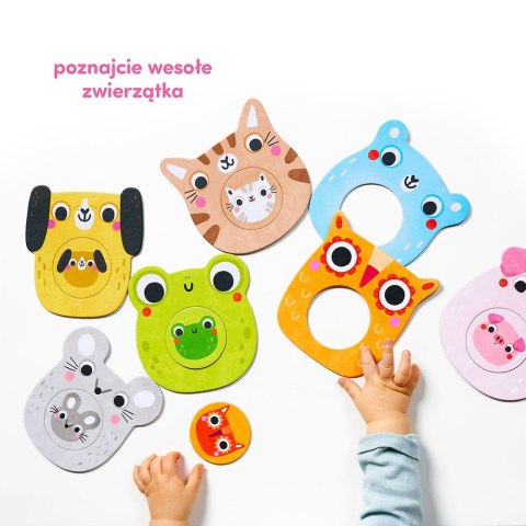 Układanka moje puzzle z dziurką - zwierzątka