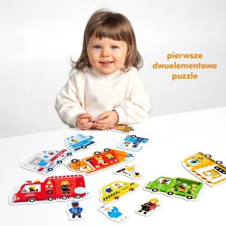 Układanka puzzle do pary - auta