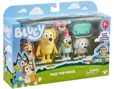 Zestaw figurek bluey przesyłka 4-pak