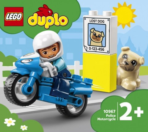 Klocki duplo 10967 motocykl policyjny
