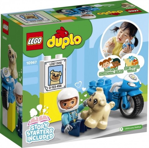 Klocki duplo 10967 motocykl policyjny