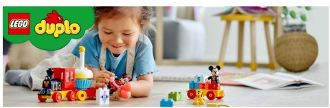Klocki duplo disney 10941 urodzinowy pociąg myszek