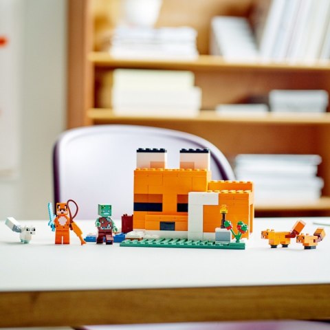 Klocki minecraft 21178 siedlisko lisów