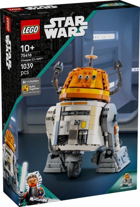 Klocki star wars 75416 droid astromechaniczny chopper (c1-10p)