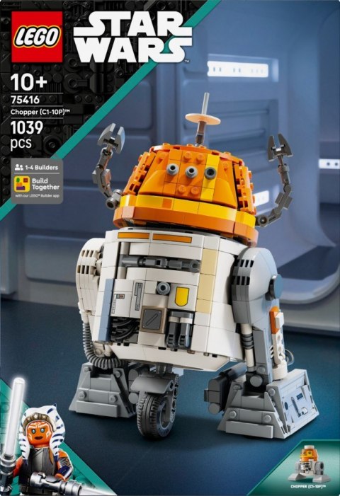 Klocki star wars 75416 droid astromechaniczny chopper (c1-10p)