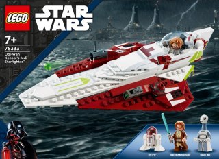 Klocki zestaw konstrukcyjny star wars 75333 myśliwiec jedi obi-wana kenobiego