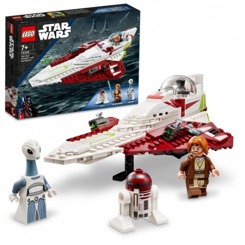 Klocki zestaw konstrukcyjny star wars 75333 myśliwiec jedi obi-wana kenobiego