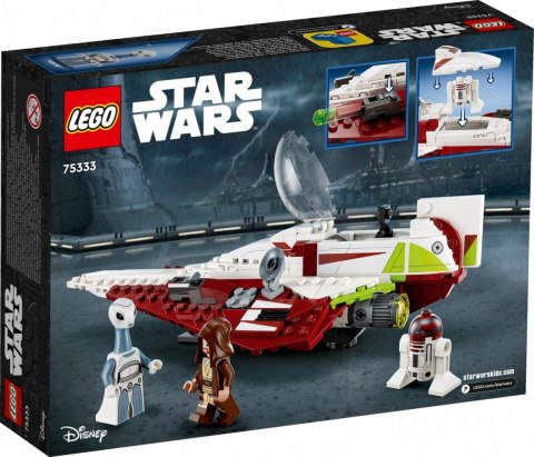 Klocki zestaw konstrukcyjny star wars 75333 myśliwiec jedi obi-wana kenobiego
