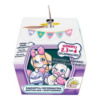 Zestaw figurek little live pets - mama surprise! families! zaadoptuj szczeniaczka!