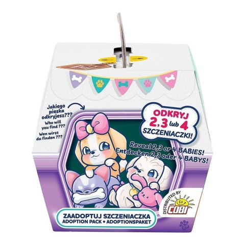 Zestaw figurek little live pets - mama surprise! families! zaadoptuj szczeniaczka!