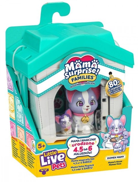 Zestaw little live pets - families domek mamy