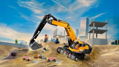 Klocki city 60420 Żółta koparka