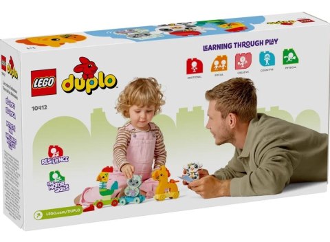 Klocki duplo 10412 pociąg ze zwierzątkami