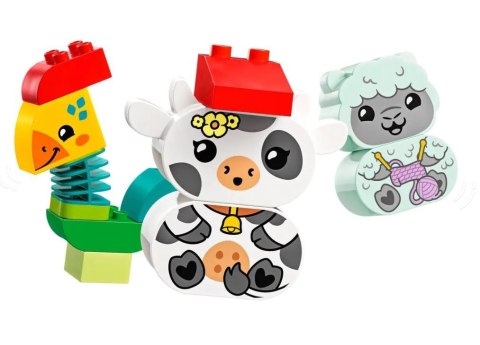 Klocki duplo 10412 pociąg ze zwierzątkami