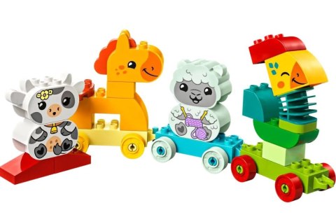 Klocki duplo 10412 pociąg ze zwierzątkami