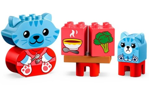 Klocki duplo 10414 codzienne czynności: jedzenie i pora snu