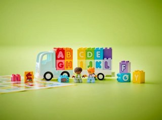 Klocki duplo 10421 ciężarowka z alfabetem