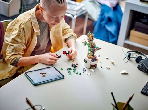 Klocki marvel super heroes 76297 tańczący groot