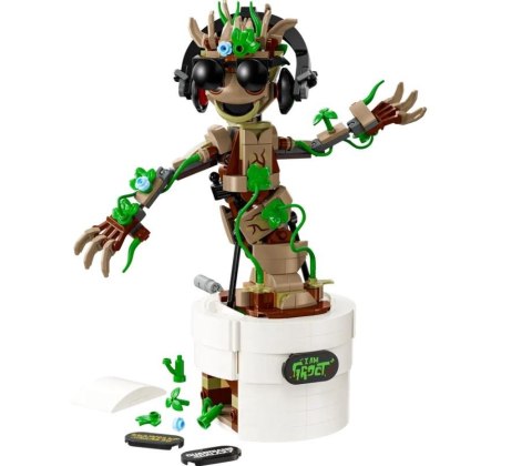 Klocki marvel super heroes 76297 tańczący groot