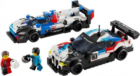 Klocki speed champions 76922 samochody wyścigowe bmw m4 gt3 & bmw m hybrid v8