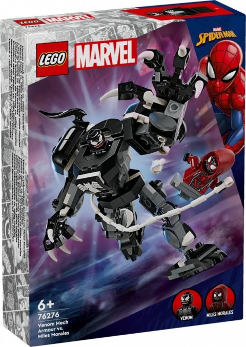 Klocki super heroes 76276 mechaniczna zbroja venoma vs. miles morales