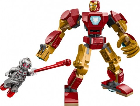 Klocki super heroes 76307 mech iron mana kontra ultron