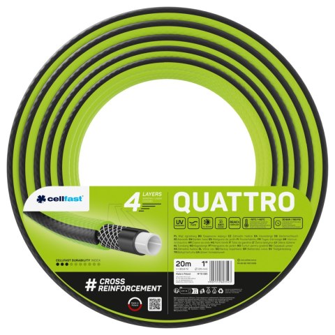 Wąż ogrodowy QUATTRO 1" 20 m