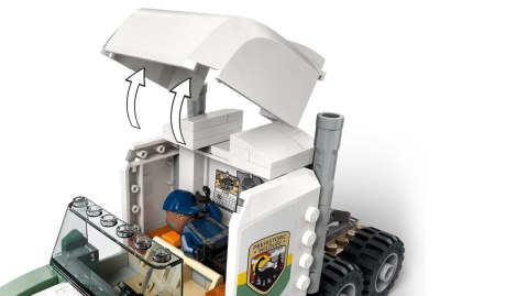 Klocki jurassic world 76966 dinomisje: ciężarówka do transportu allozaura