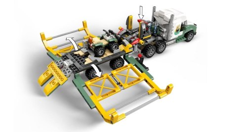 Klocki jurassic world 76966 dinomisje: ciężarówka do transportu allozaura