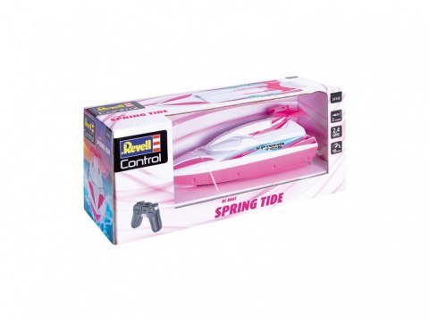 Motorówka zdalnie sterowana rc boat spring tide - różowa