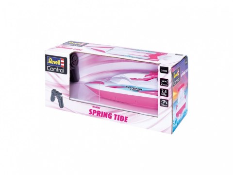 Motorówka zdalnie sterowana rc boat spring tide - różowa