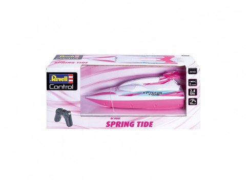 Motorówka zdalnie sterowana rc boat spring tide - różowa