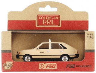 Pojazd prl fso polonez taxi beżowy