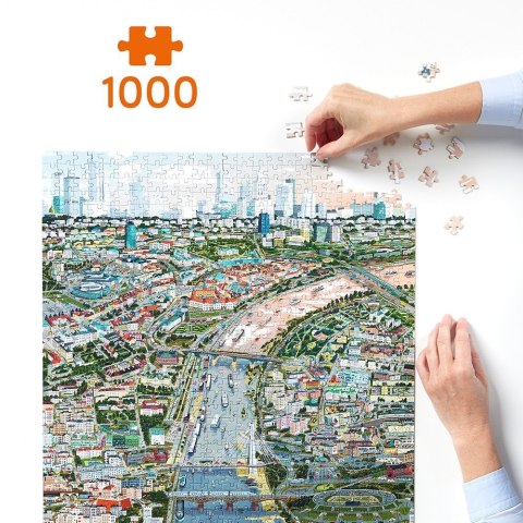 Puzzle puzzlove miasto warszawa 1000 elementów