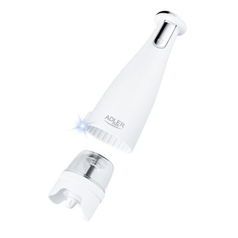 AD 4449 white Młynek do przypraw, soli i pieprzu - zestaw 3 młynków - usb