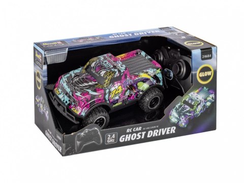 Auto zdalnie sterowane rc car ghost driver - fioletowe